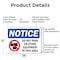 Signmission Do Not Park Or Store OSHA Notice Sign, Aluminum, 18in W x 12in L, 2PK OS-2PACK-NS-A-1218-L-15472 - alternate 2
